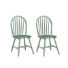 Boraam Carolina Dining Chairs – Equestrian Green, Set of 2