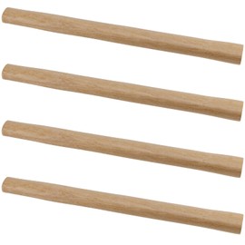 SOUJAP 4 Pack 34cm Ball Peen Wood Hammer Handle, 13 Inch Wood Sledge Hammer Handle Replacement, Wooden Hammer Handles for 32oz Ball Peen Hammer
