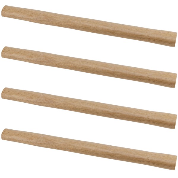 SOUJAP 4 Pack 34cm Ball Peen Wood Hammer Handle, 13
