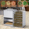 Automatic Rabbit Feeders for Cage Hay Feeder 4.5L Bunny Feeder