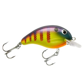BANDIT LURES Series 200 Crankbait Bass Fishing Lures, Fishing Accessories, Dives to 8-feet Deep, 2', 1/4 oz, Viral Perch, (BDT2D73)