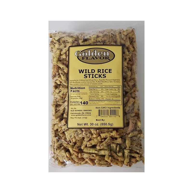 Golden Flavor - Wild Rice Sticks - 30oz Bags (2