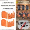 8-Pack Battery Wall Mount Holder & Drill Tool Mount -