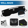 KUST Black Dash Cover Compatible with Toyota Tacoma 2024-2026 &