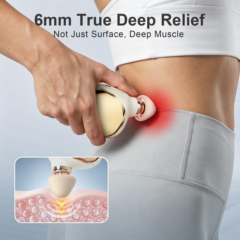Super Mini Massage Gun Deep Tissue, Percussion Muscle Massager for
