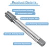 sourcing map Straight Flute Screw Taps NPT 3/8-18 2B Thread