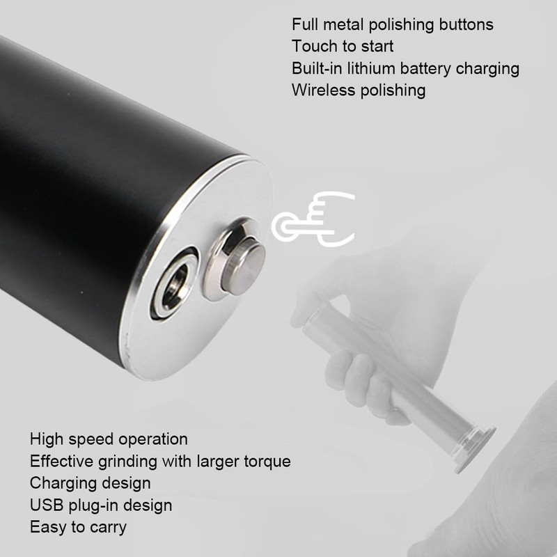 USB Charging Electric Foot Callus Remover Exfoliate Dead Skin Removal