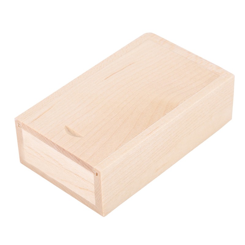USB 2.0 Custom Primitive Simplicity Maple Wood USB Square Box
