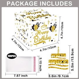 Mienocol White Gold Pull Surprise Money Box, Metallic, Shiny, 4.7x4.7 inches, Birthday Cash Gift