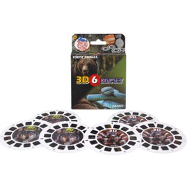 WARM FUZZY WARM FUZZY Toys Forest and Snake Reels for Viewfinder - Viewfinder Reels for Kids & Adults, Classic Toys, 3D Reel, Retro Toys, Contains 6 Slides with 42 High Definition 3D Images