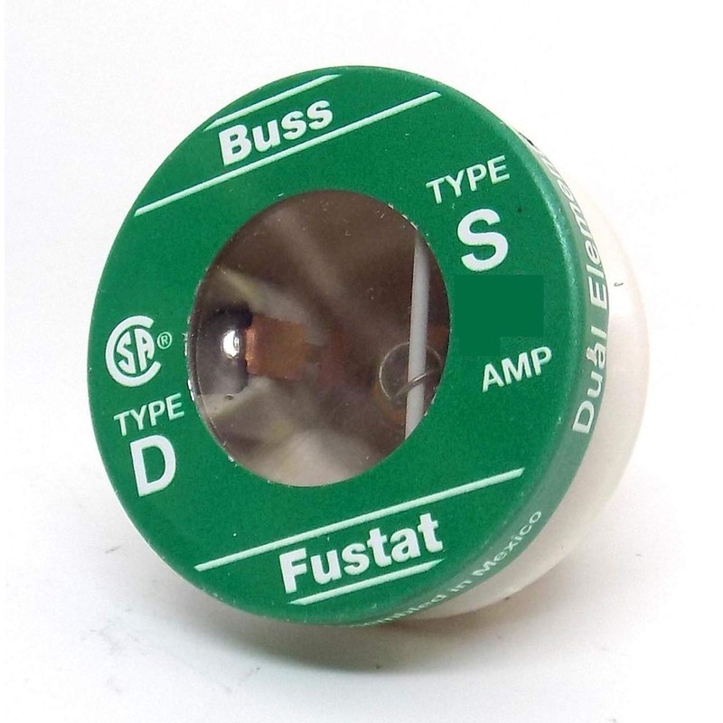Bussman BP/S-10 10 Amp Dual-Element Time-Delay Rejection Base Plug Fuse