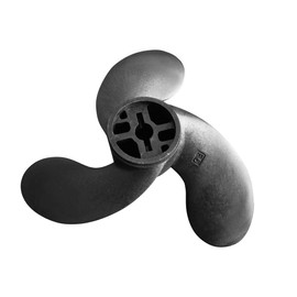 DEDC 3-Vanes Black High Strength Nylon Propeller, High Performance Propeller for Tohatsu Nissan 2.5/3.5HP Mercury Outboard