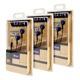 Maíz 3pz Audifonos In-ear Alambricos Manos Libres Pc Jack 3.5mm