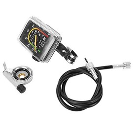 Dilwe Mechanical Odometer, Bike Speedometer Computer Mountain Bike Code Table Waterproof Mechanical Odometer