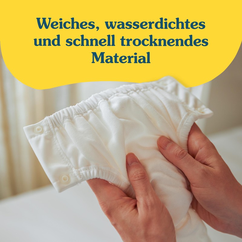 Charlie Banana Reusable Swim Nappy - White - Large (10-16kg)