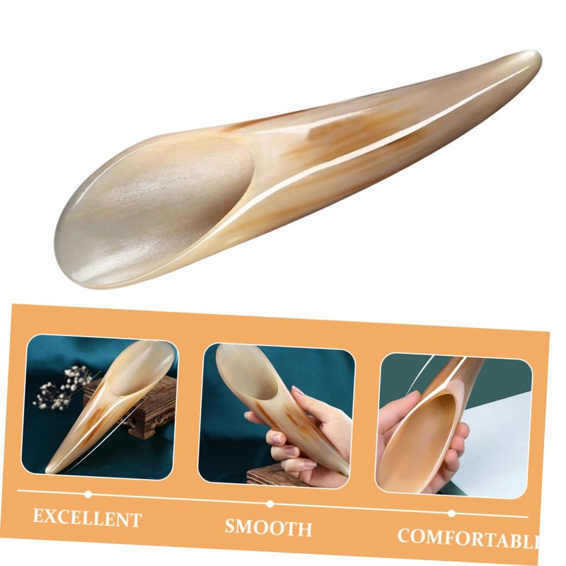 Healeved Versatile Body Massager Natural Buffalo Horn Gua Sha Tool