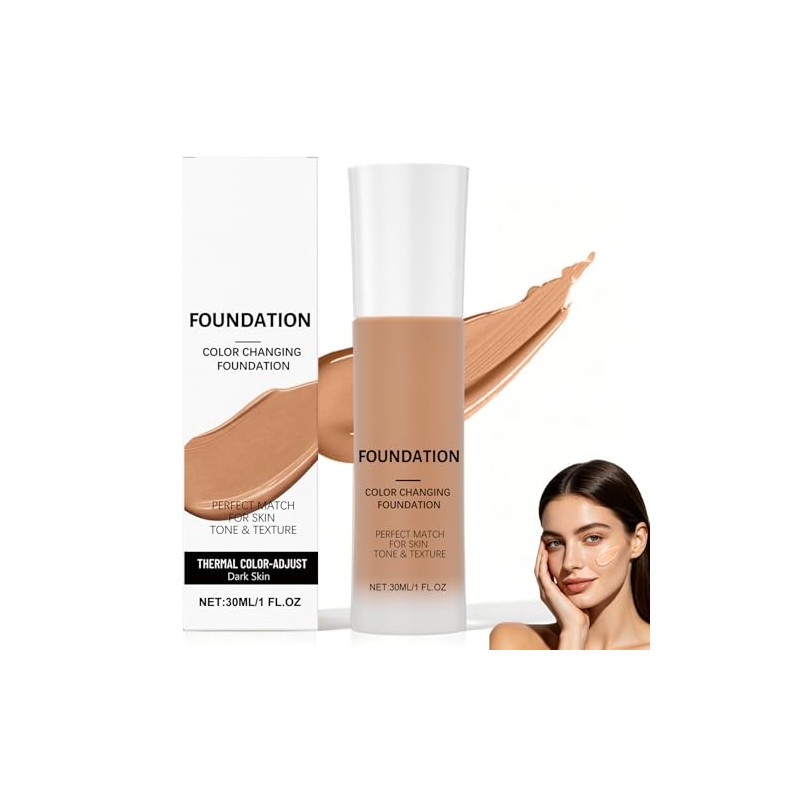 Base de Maquillaje, SPF 50, Base de maquillaje cobertura edificable,