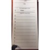 100 Count 10 Line TEAR OFF Football Cards RAFFLE Rip