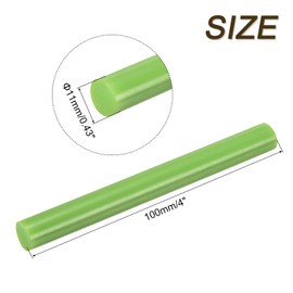 uxcell Mini Hot Glue Sticks for Glue Gun 0.43-inch x 4-inch Turquoise Green 6pcs