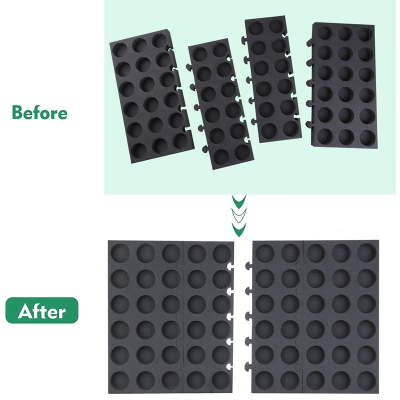wobivcs Coffee Pod holder DIY Size Organizer 60 Compatible Tray