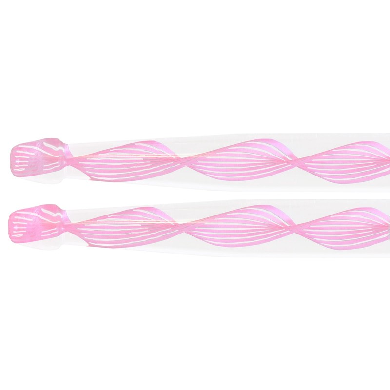 keepdrum DA-P Acrylic Drumsticks 5B Transparent Pink 1 Pair
