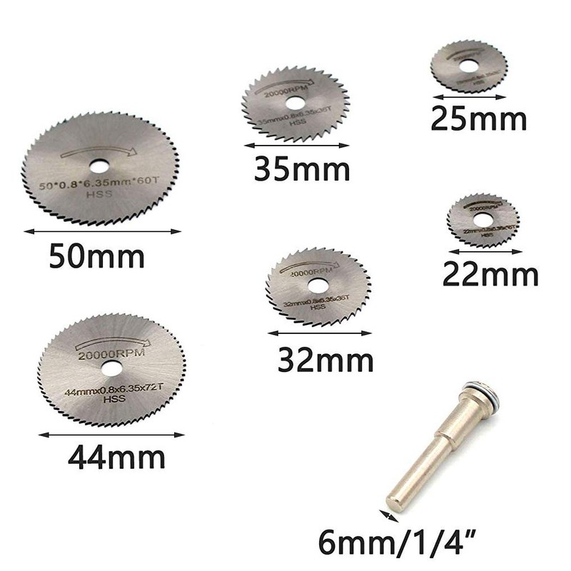Circular Saw Disc Set, HSS Saw Discs Wheel Cutting Blades