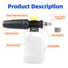 Sooprinse Car Washer Foam Cannon, Adjustable Snow Foam Lance with