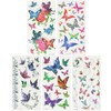 com-four® 25 x Tattoo Sheets with Peel Off Tattoos for