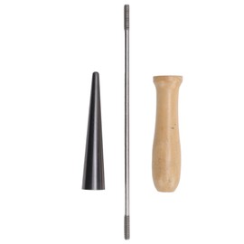 Graphite Mold Shaping and Molding Tool Mahogany Handle Graphite Hole Enlarger for DIY