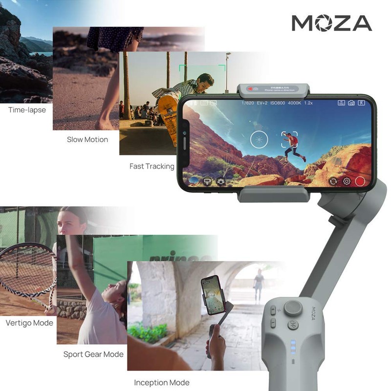 Moza Mini MX Gimbal Stabilizer for 3-Axis Smartphone, Real-time Video