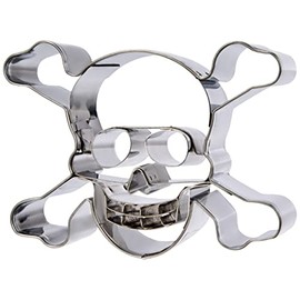 199552 Stainless steel Skull-Shaped Cookie Cutter Dishwasher-Safe