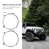 iplusmile 2pcs Vehicle Headlight Mounting Brackets Lamp Holder for Headlight