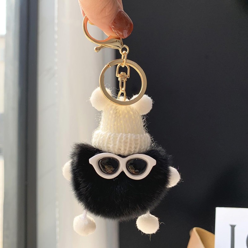 Gift School Monster Plush Keyring Lucky Charm School Courage Pendant