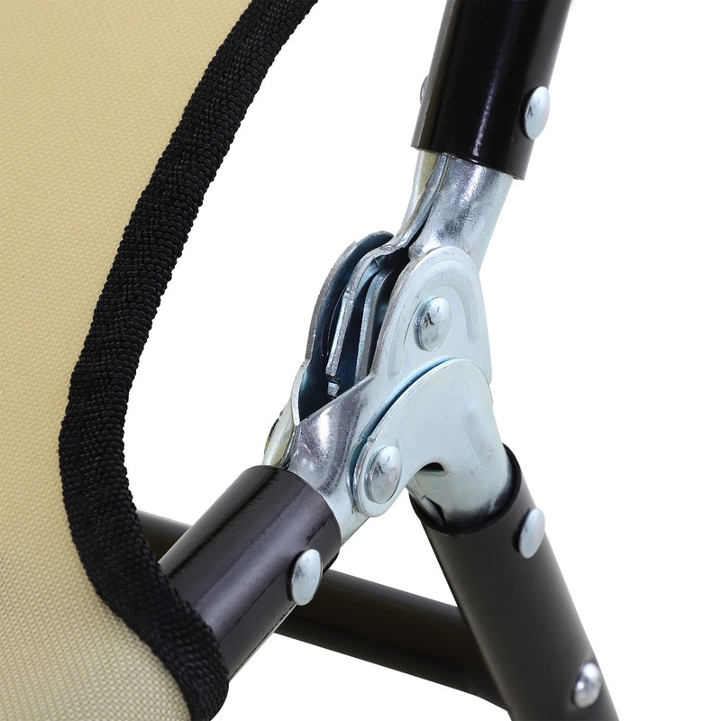 Outsunny Outsunny Folding Chaise Lounge Pool Chairs, Outdoor Sun Tanning