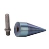 Firewood Split Drill Bit Square Shank BluePlated Screw Cone Head