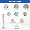Jiimee 10pcs Bearing Race and Seal Driver Set, Bearing Press