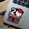 (3 PCS) Senior 2026 Baseball Stickers, Graduation Cap Class of