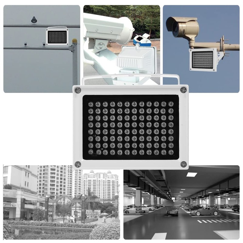 Splenssy IR Lighting 96 LEDs 850nm Array Infrared Lamps with