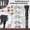 Mini Bicycle Pump, Aluminium Air Pump Bicycle All Valves, Portable
