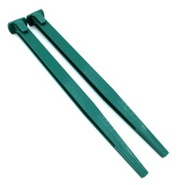 GardenSkill Garden Ground Pegs 22cm / 8.5" Long - Heavy Duty Securing Anchor Pins Fixing Spikes for Fruit Cages, Netting, Chicken Wire, Fencing, Outdoor (Green, Pack of 25)