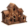 Yuemsh Wooden Bird House Hanging Bird House Hanging Wooden Bird