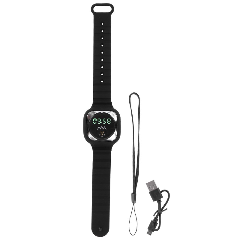 Ultrasonic Mosquito Repellent Bracelet with Time Display Anti Mosquito Wristband