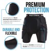 Bodyprox Protective Padded Shorts for Snowboard,Skate and Ski,3D Protection for
