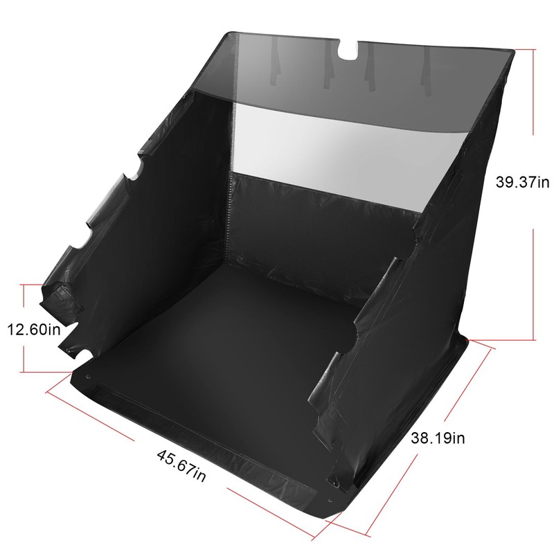 42904 Lawn Sweeper Hopper Bag Replacement, 25 Cu Ft Flow