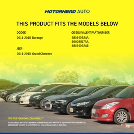 MOTORHEAD AUTO Front Right Suspension Ride Height Sensor Direct OE Replacement For 2011-2015 Durango Grand Cherokee 68164092AA 56029517AA