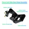 X AUTOHAUX Pair Left Right Side Power Sliding Door Roller