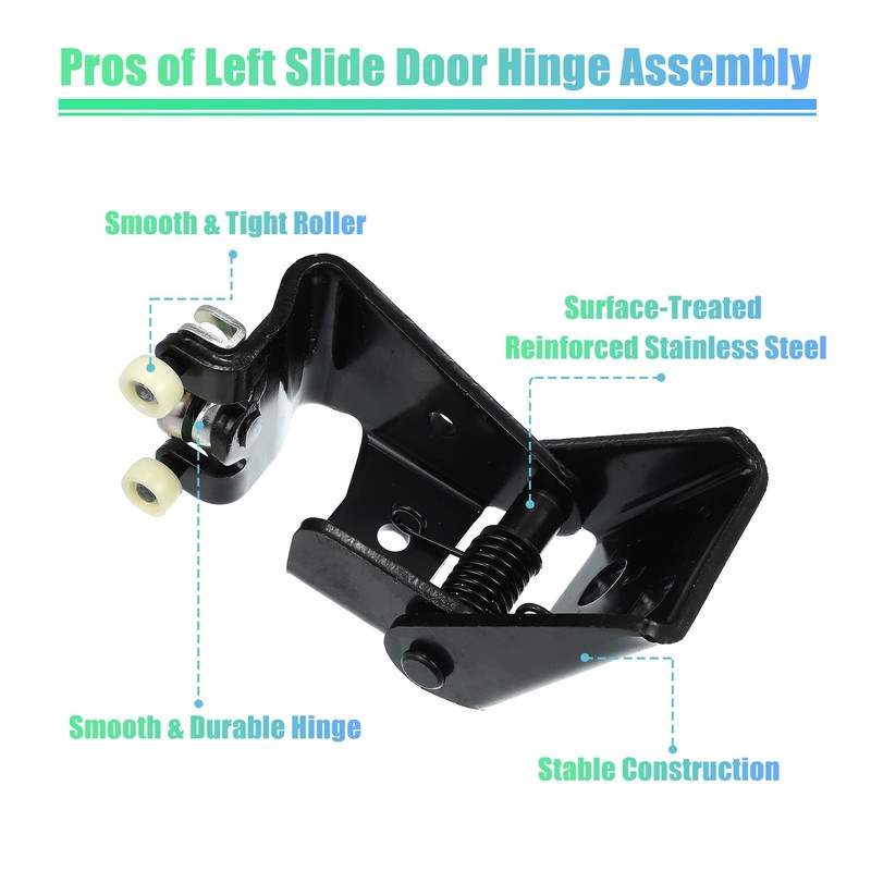 X AUTOHAUX Pair Left Right Side Power Sliding Door Roller