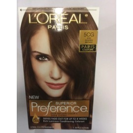 L'Oréal L'Oreal Superior Preference Paris Couture Hair Color ICED GOLDEN BROWN #5CG