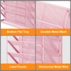 Kuntine.B Wall File Organizer (Pink, 7 Tier)