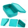 Vaguelly Portable Folding Sealed Fruit Storage Box Rectangular Food Container